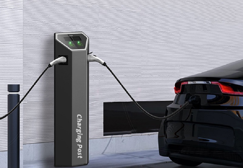 EVCP2 is a dual port ev charger